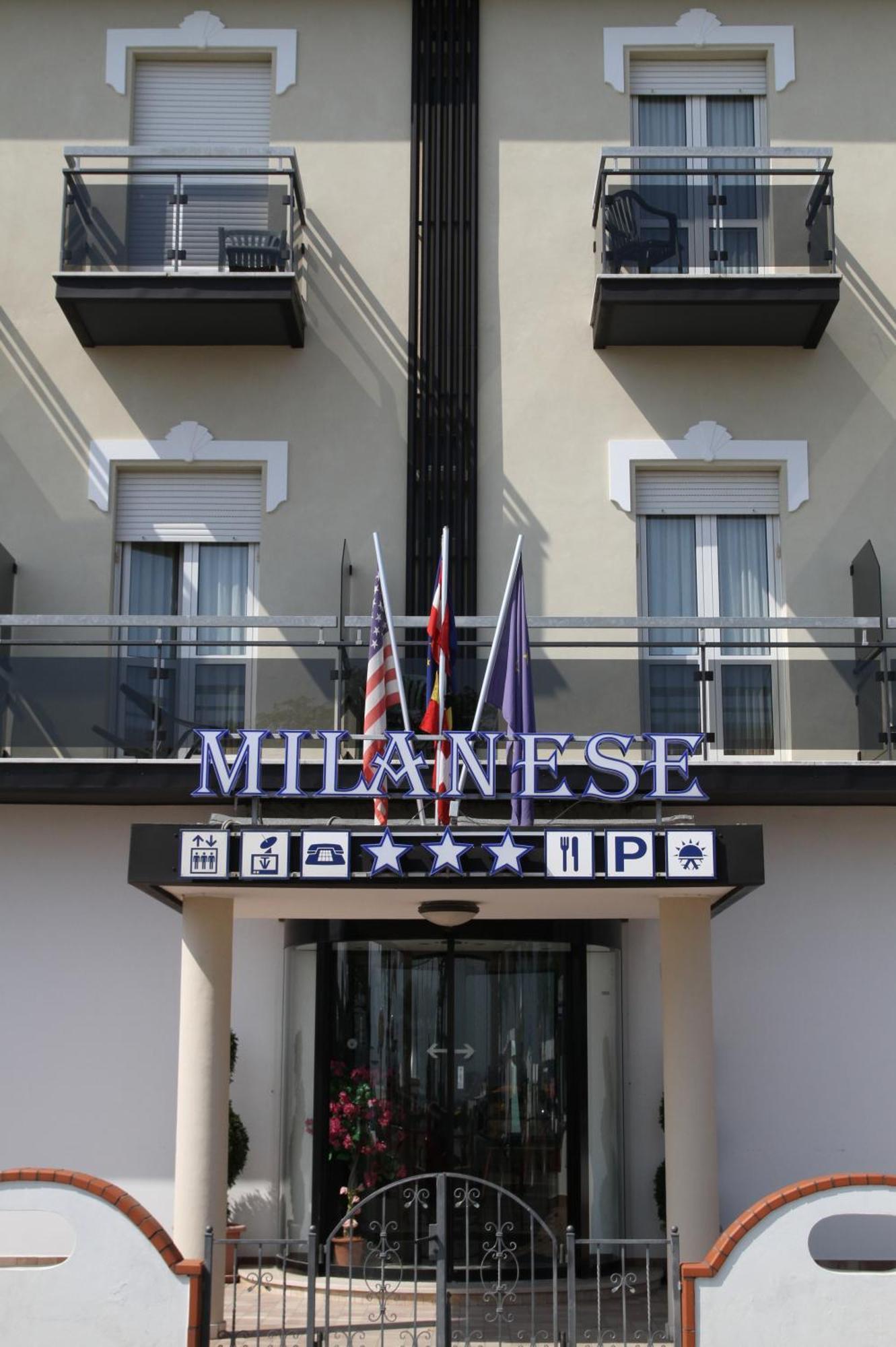 Hotel Milanese Rimini Exterior foto